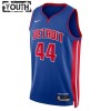 Barn Detroit Pistons Tröja Bojan Bogdanovic 44 Nike 2022-23 Icon Edition Blå Swingman